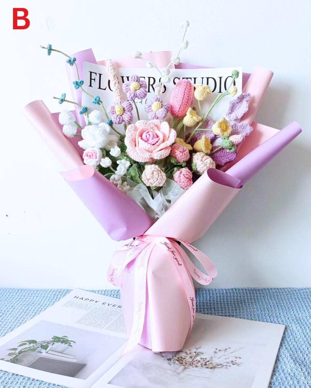 Handmade Crochet Bouquet for Home Decor and Thoughtful Gift Giving