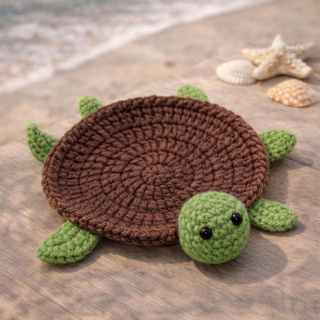 Handmade Crochet Animal Coasters – 11 Cute Designs Available – Soft Yarn – Lightweight