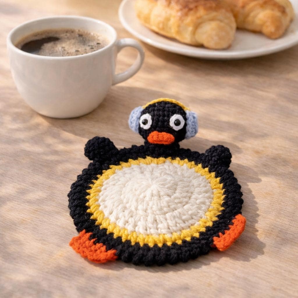 Handmade Crochet Animal Coasters – 11 Cute Designs Available – Soft Yarn – Lightweight