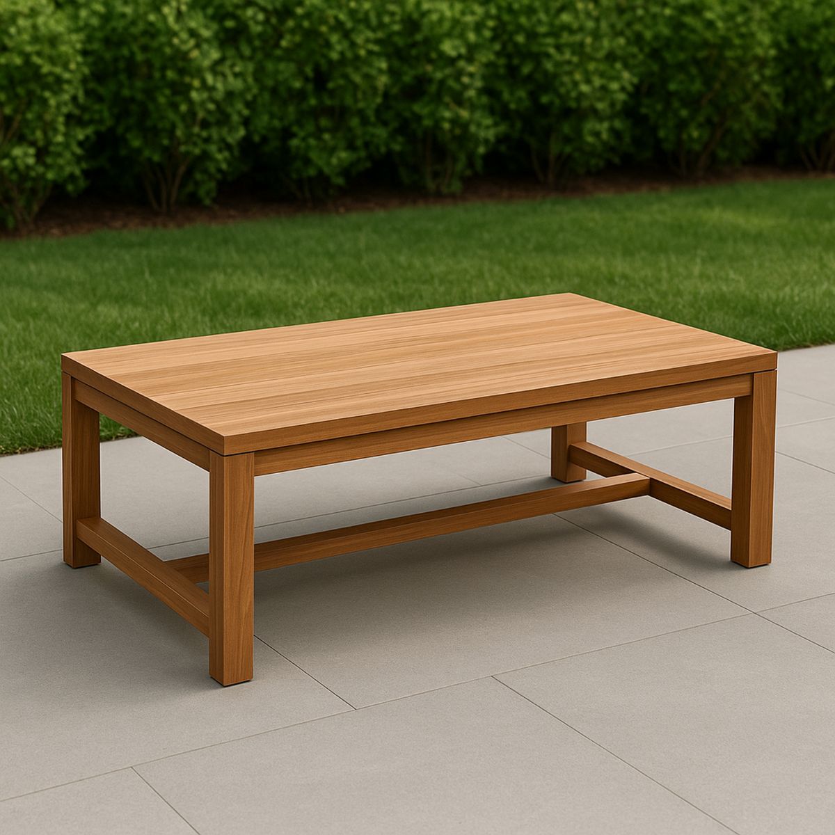 Fa kültéri dohányzóasztal 120x60x45 cm