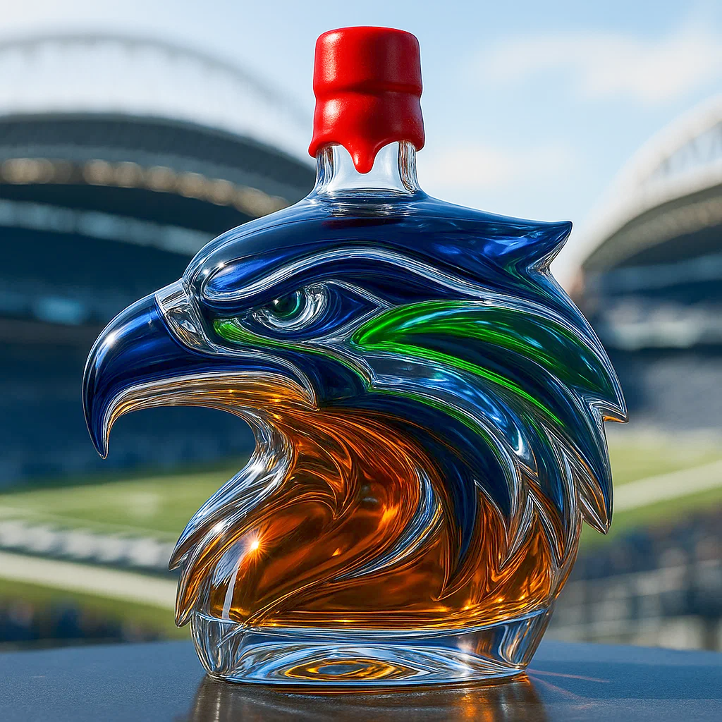 Seattle Seahawks Limited Edition Whisky Bottle