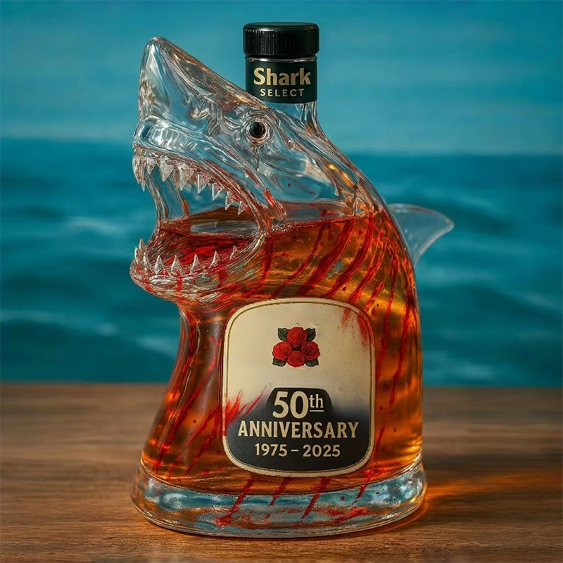 Shark 50th Whiskey Bottles Anniversary Limited Edition 