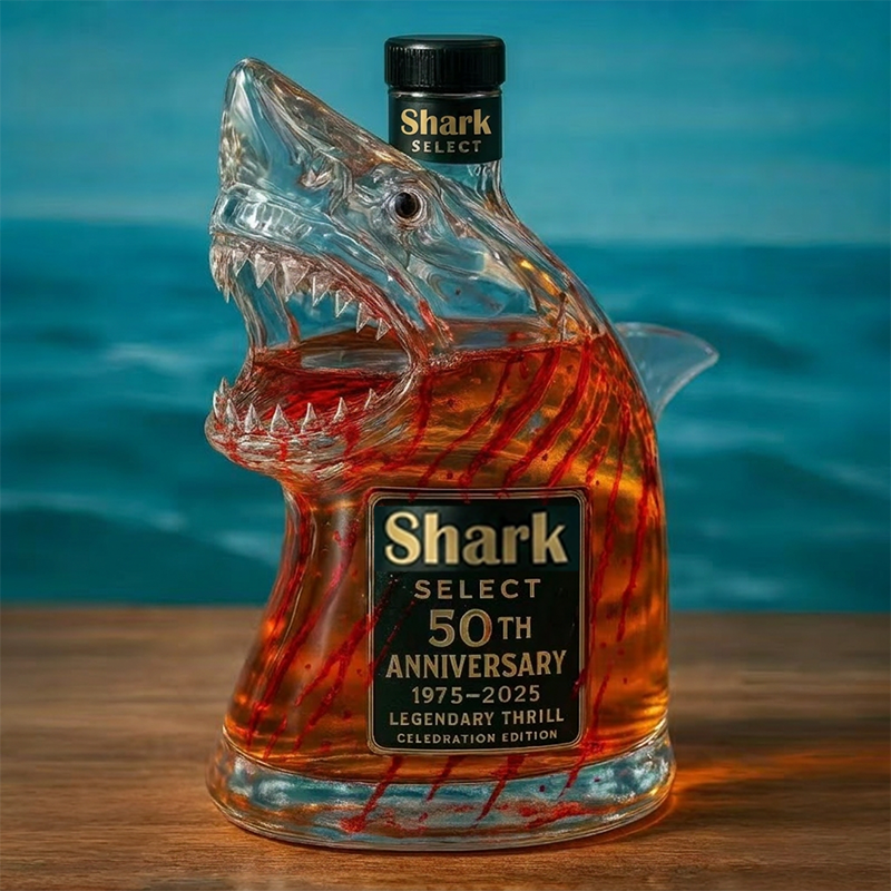 Shark 50th Whiskey Bottles Anniversary Limited Edition 