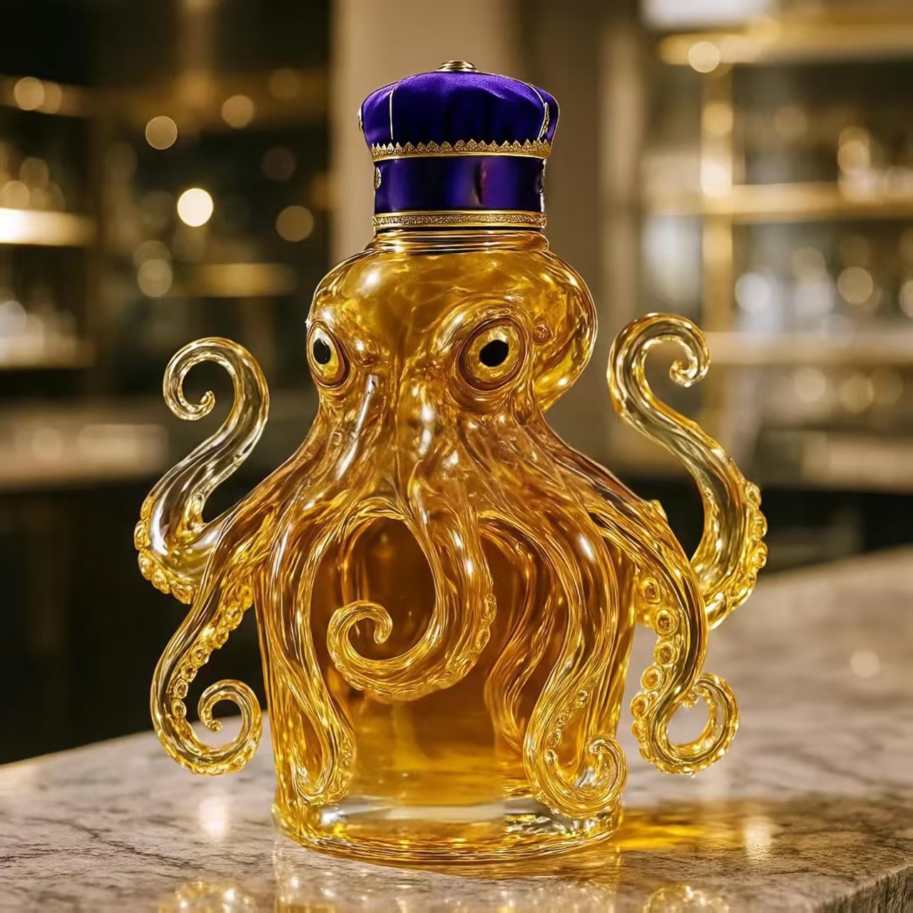 The Kraken Rum Edition 3D Octopus Bottle