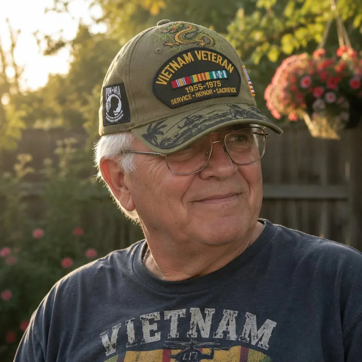 🎖️ - Vietnam Veteran Tribute Cap - Classic / One Size Fits Most (Circumference 21 5/8- Circumference 24 1/8)