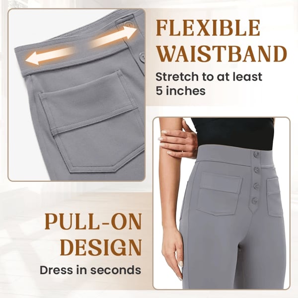 BIG SALE-Women's Casual High Waist Stretch Pants