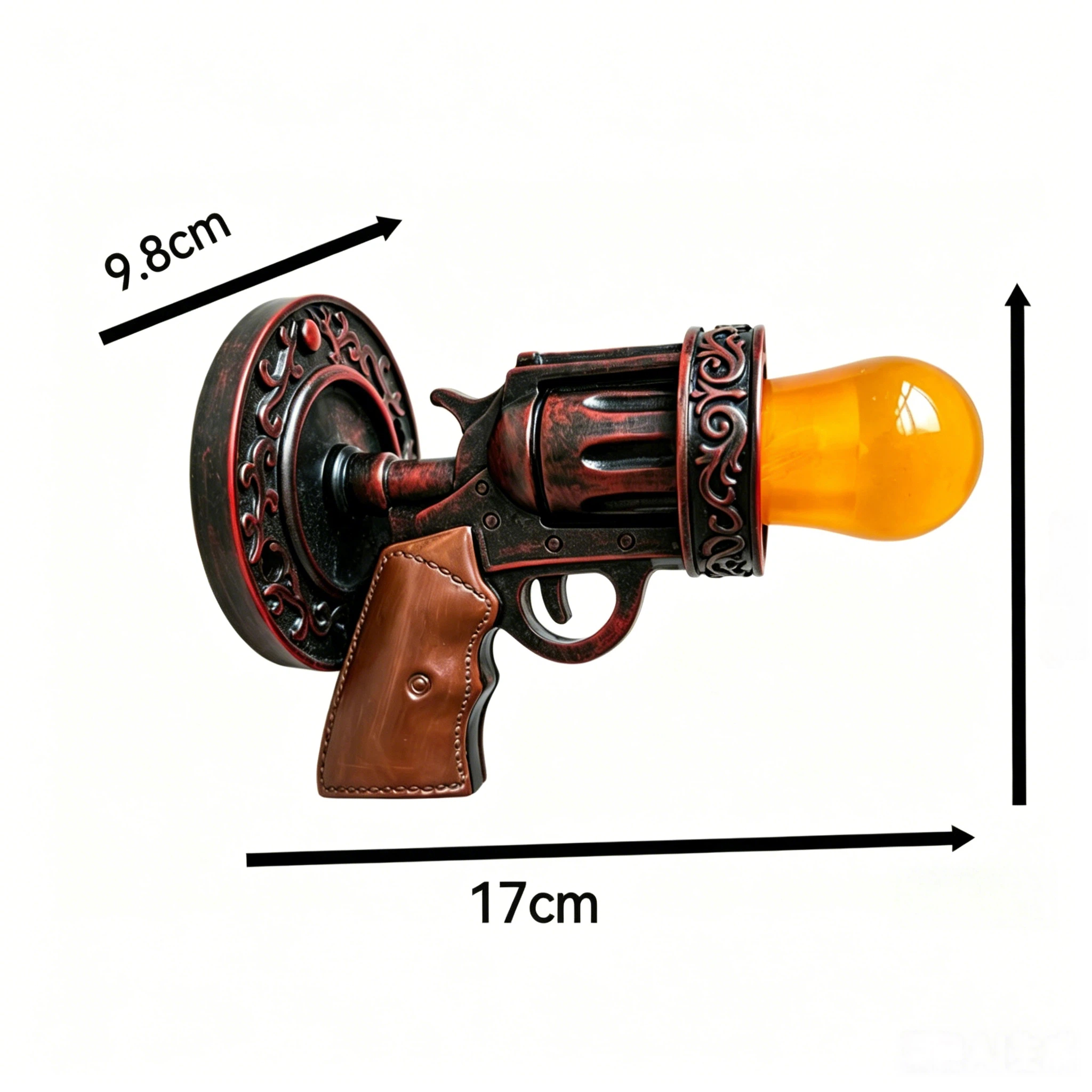 Vintage Revolver Gun Wall Sconce💡