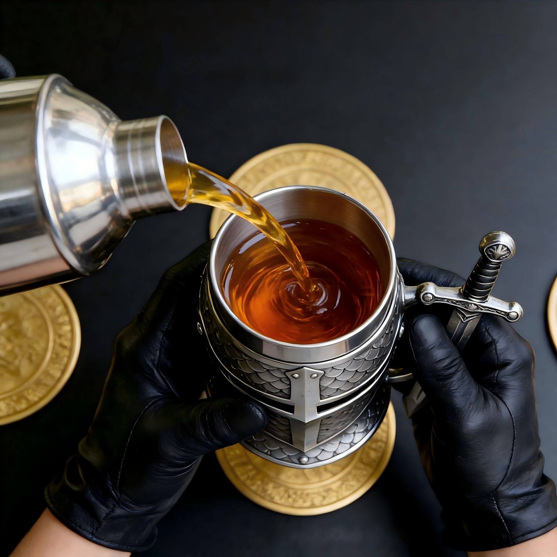 Knight's Helmet Tankard: Drink Like a Medieval Warrior