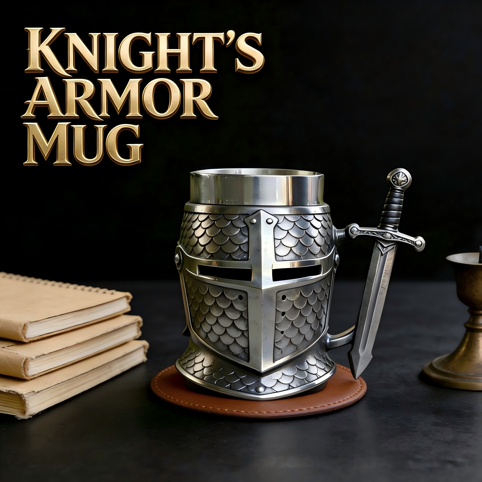 Knight's Helmet Tankard: Drink Like a Medieval Warrior