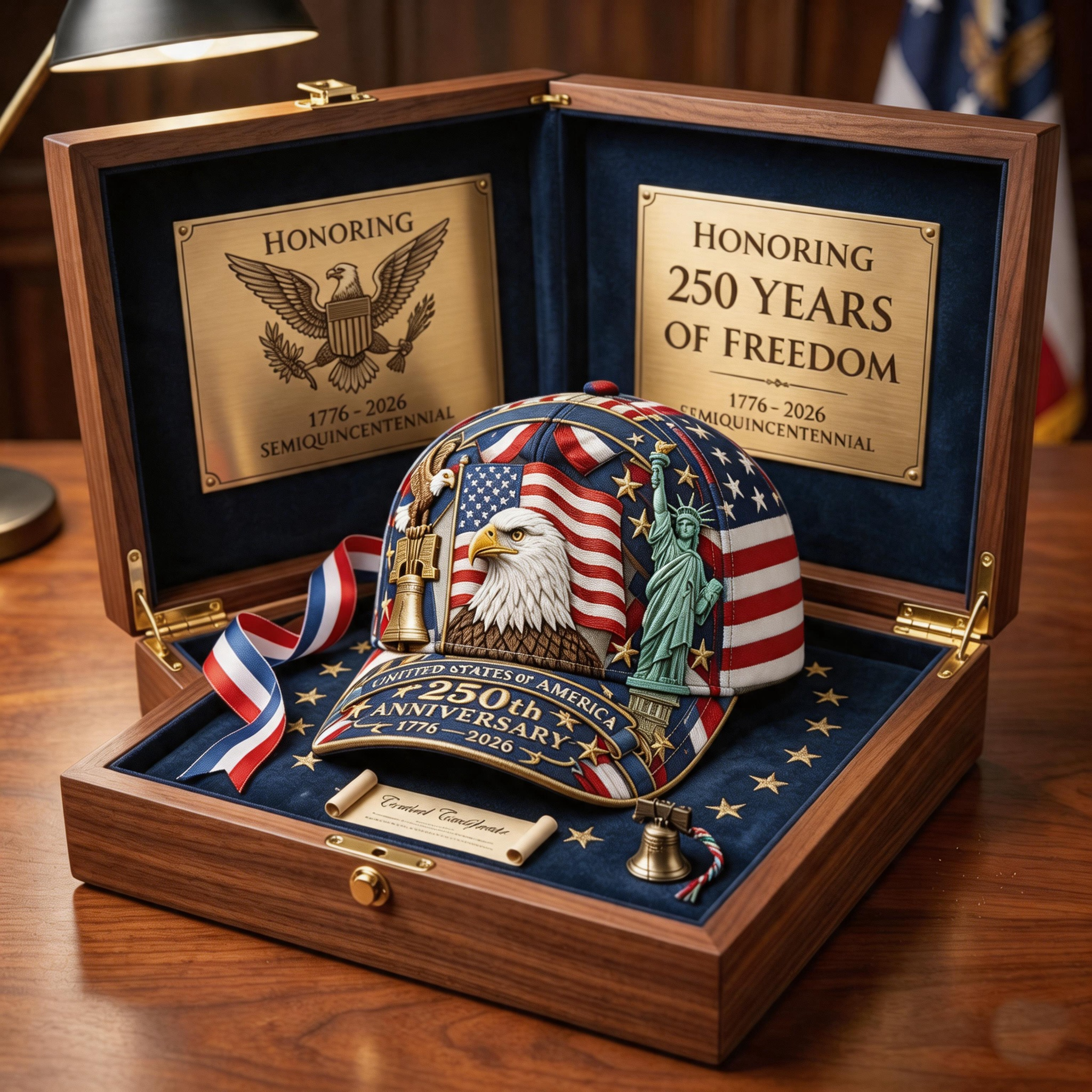 ⚡️INDEPENDENCE DAY 49% OFF -HONOR THE LEGACY. WEAR THE PRIDE. 250th Anniversary Patriotic Cap (1776–2026)