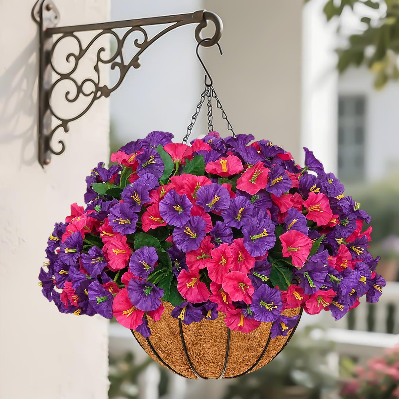 Bundles Artificial Geranium Flowers For Outdoors