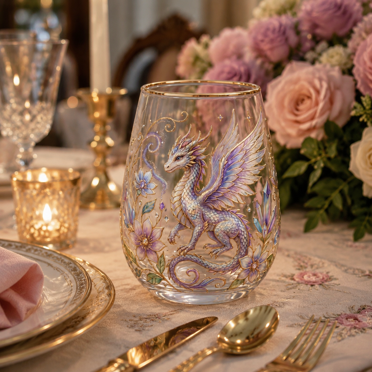Premium Crystal-Clear Glass- Sip From A World Of Wonder✨