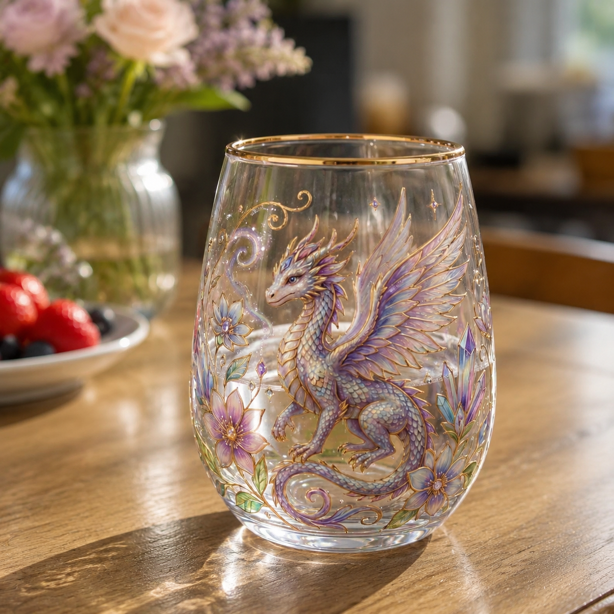 Premium Crystal-Clear Glass- Sip From A World Of Wonder✨