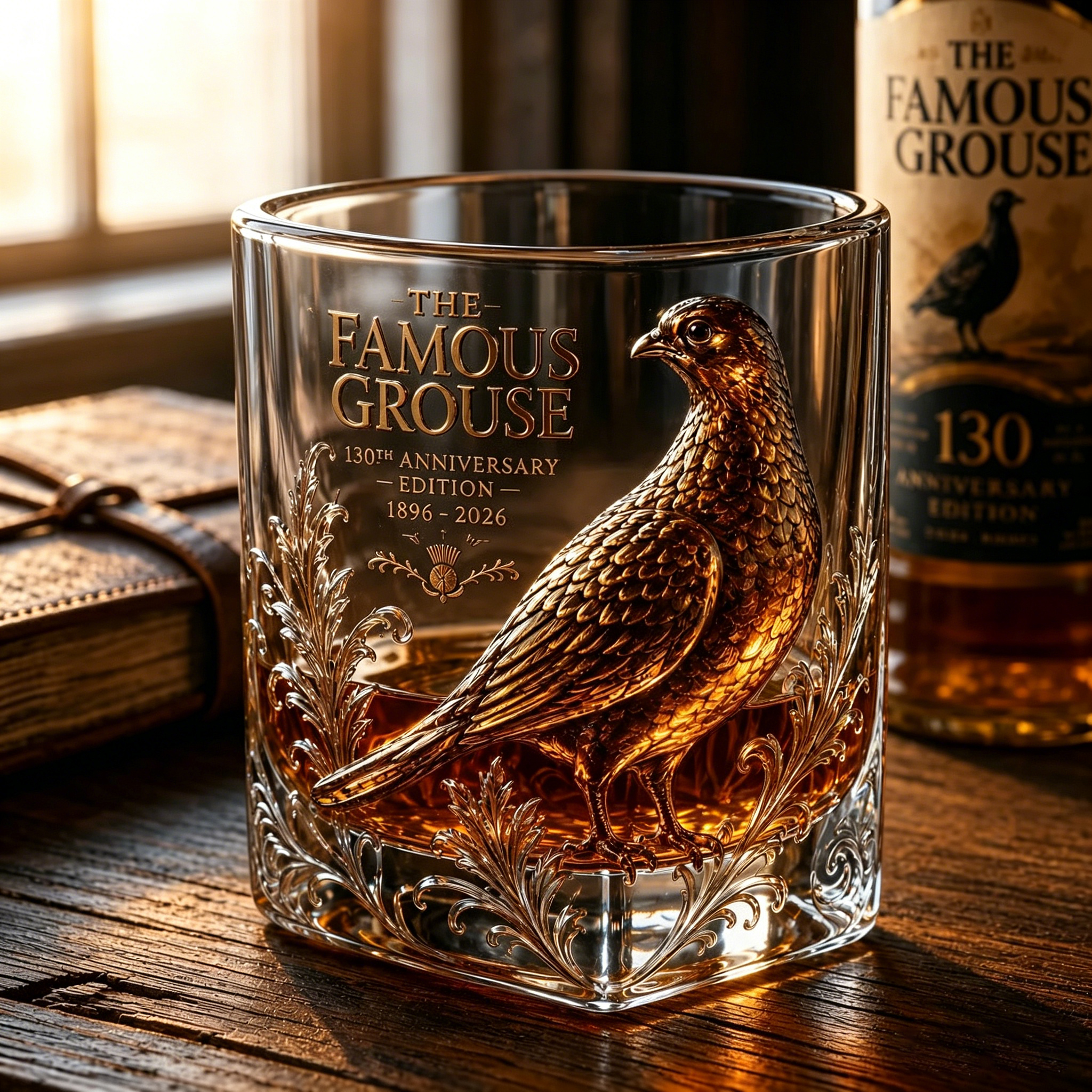 The Famous Grouse 130th Anniversary Whisky Glass