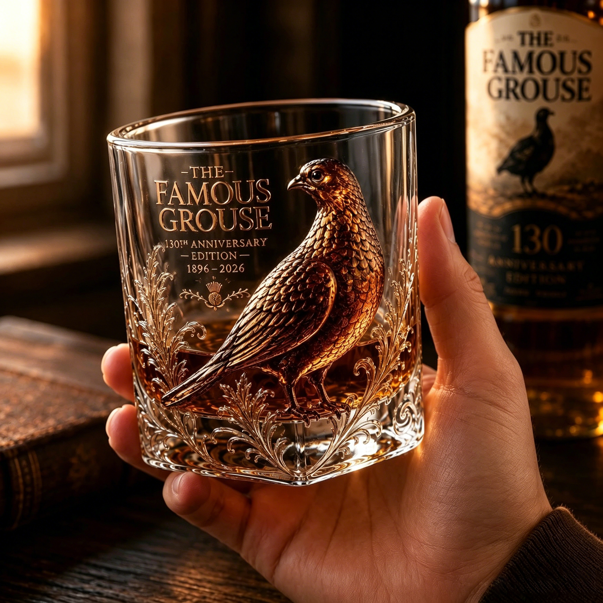 The Famous Grouse 130th Anniversary Whisky Glass