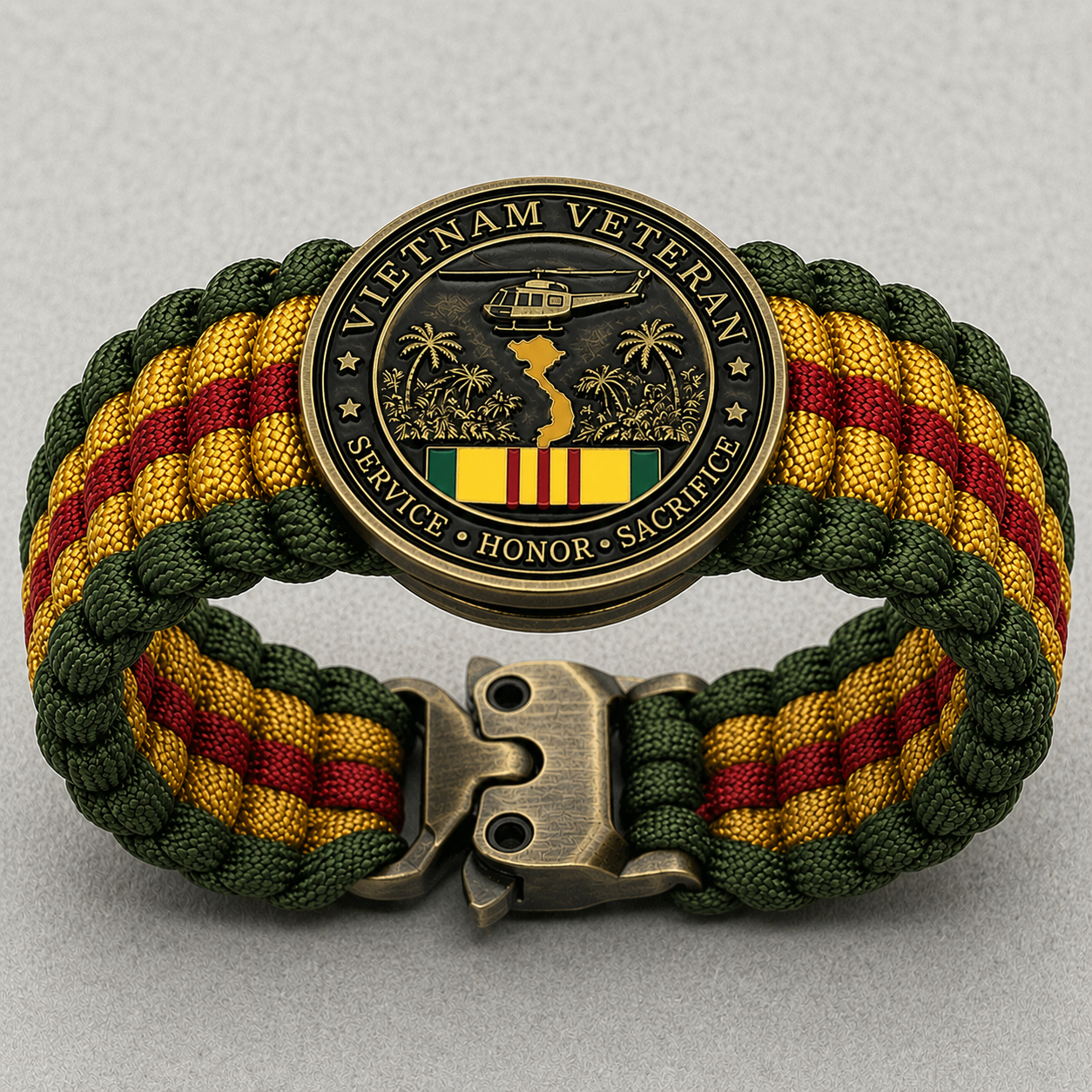 🏆 Last Day Promo: 49% OFF 🎖️ -Vietnam Veteran Survival Tribute Paracord Bracelet