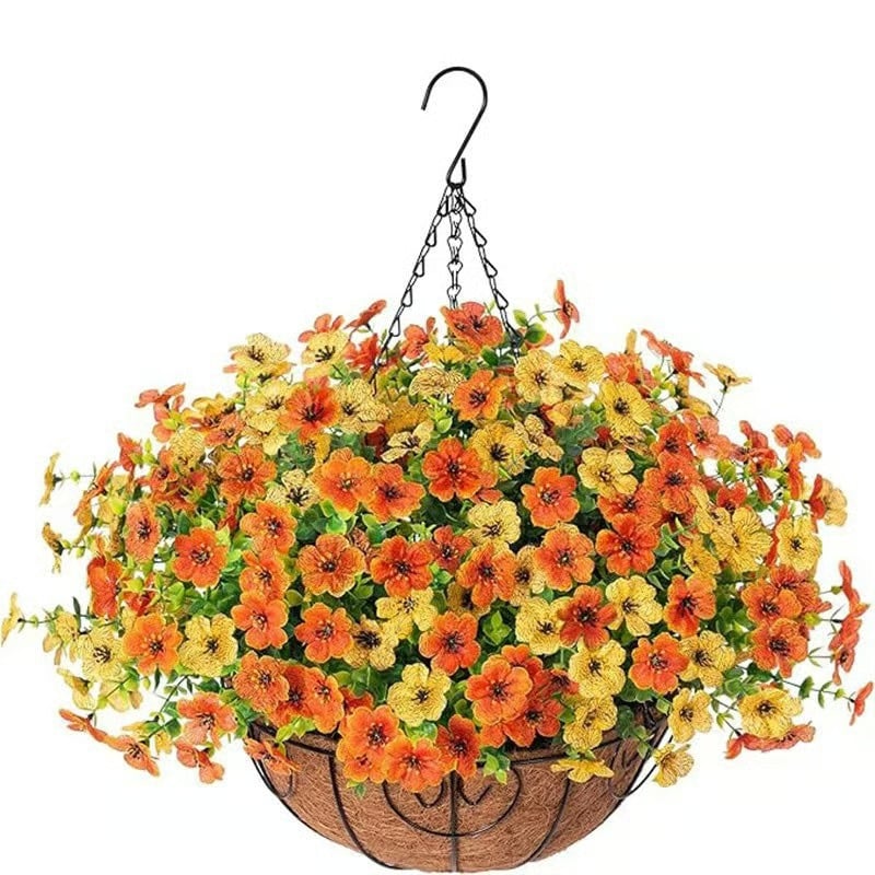 Bundles Artificial Geranium Flowers For Outdoors