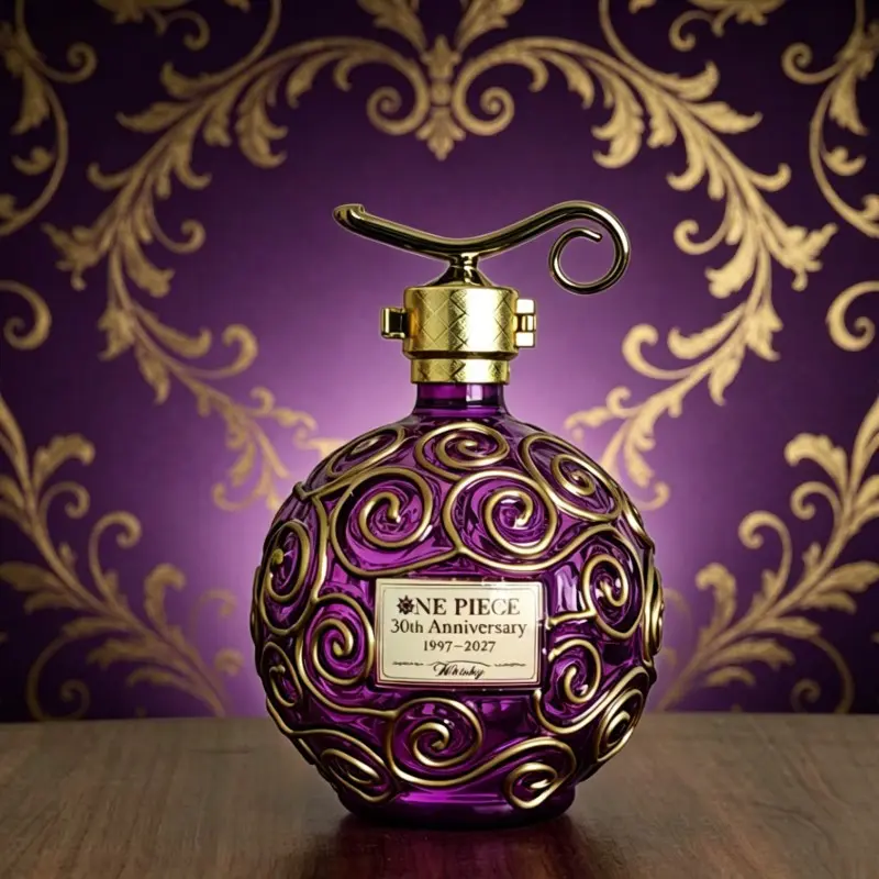 Unique Swirl Ball Whiskey Decanter, Creative Glass Liquor Bottle, Premium Decorative, Ideal Gift for Him, Man Cave & Bar Ornament, Home Bar Accessories