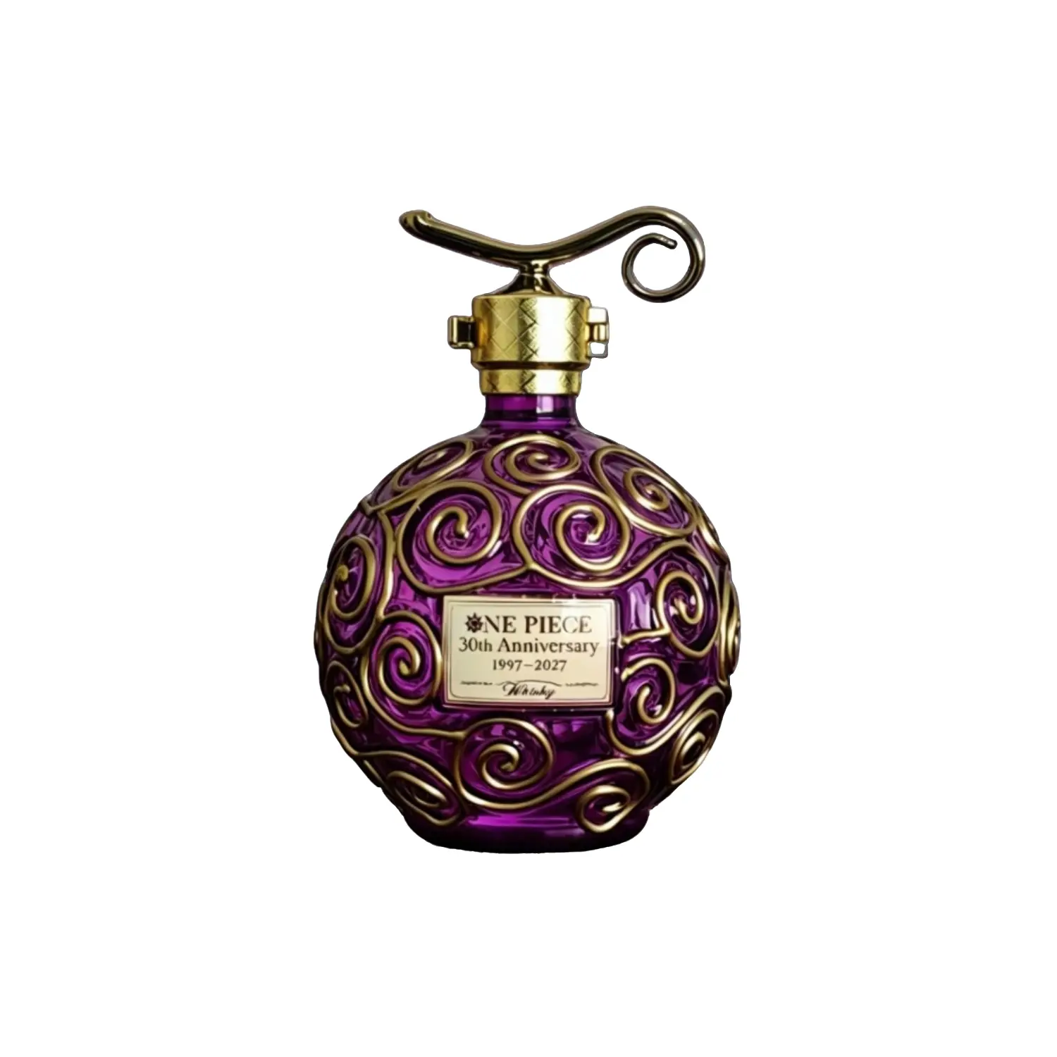 Unique Swirl Ball Whiskey Decanter, Creative Glass Liquor Bottle, Premium Decorative, Ideal Gift for Him, Man Cave & Bar Ornament, Home Bar Accessories