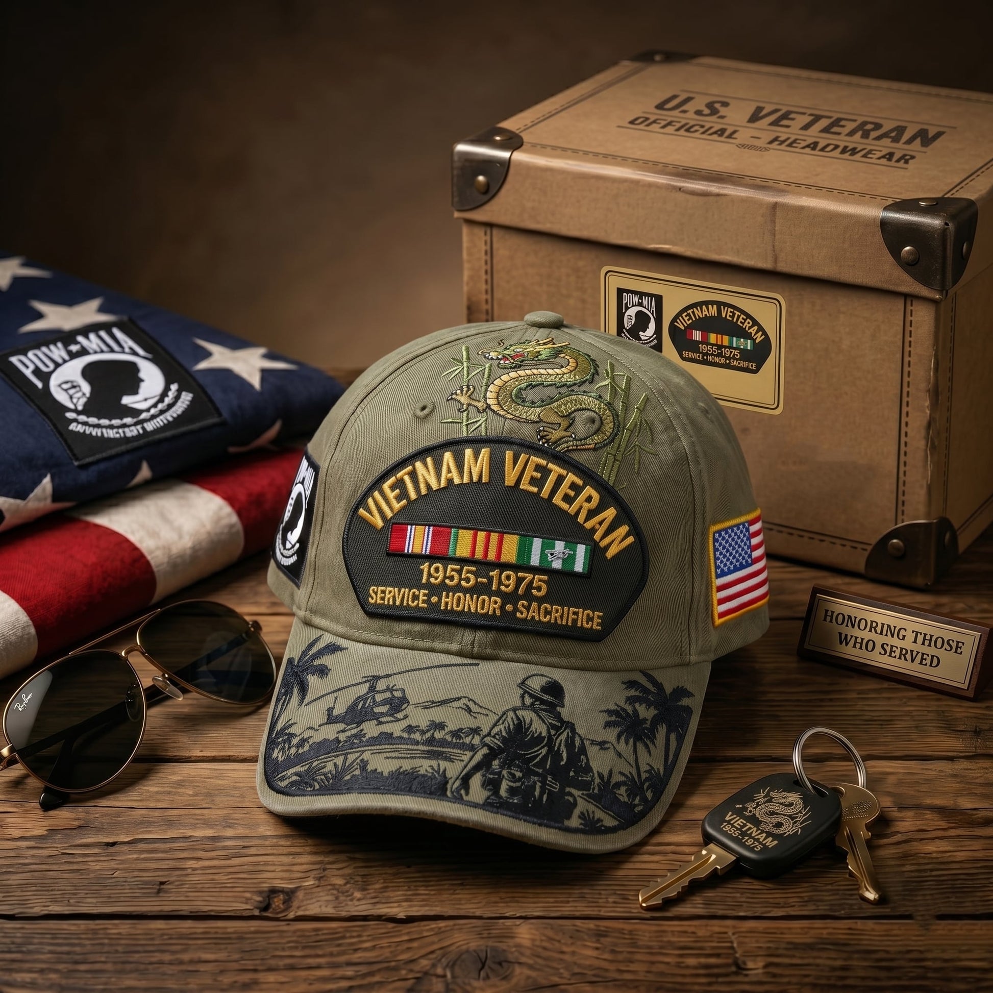 Last Day Promo: 49% OFF 🎖️ - Vietnam Veteran Tribute Cap