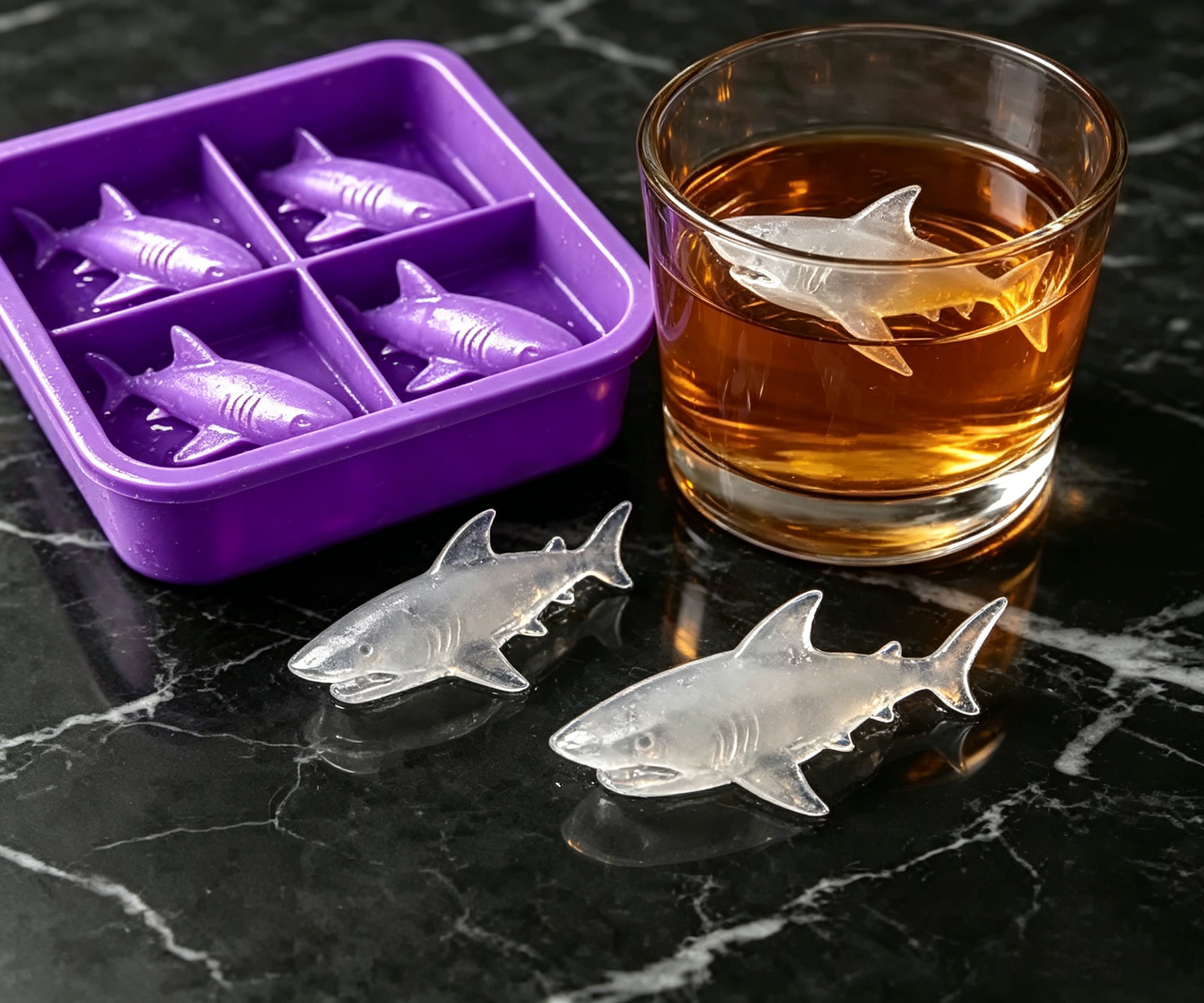 Great White Shark Ice Mold