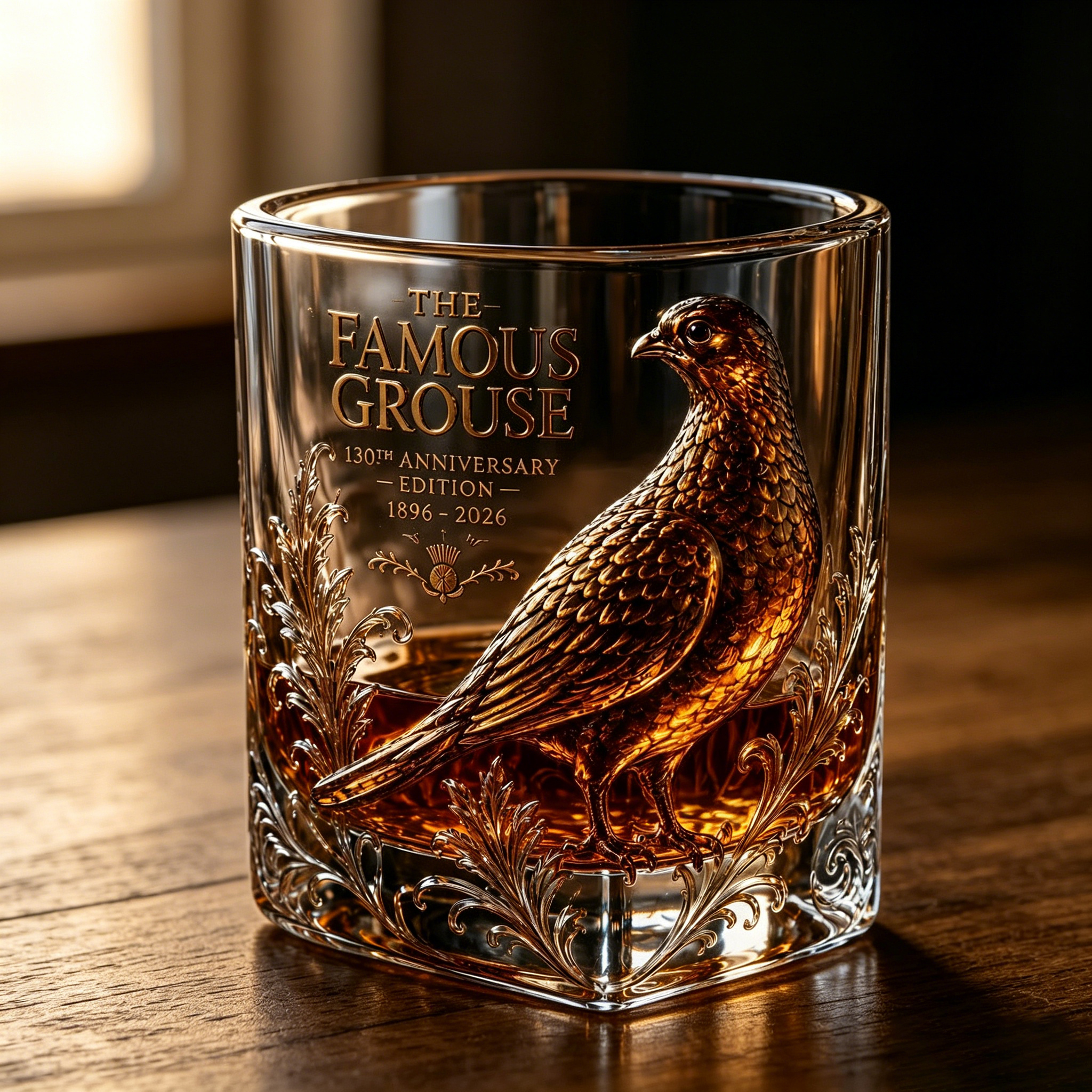 The Famous Grouse 130th Anniversary Whisky Glass