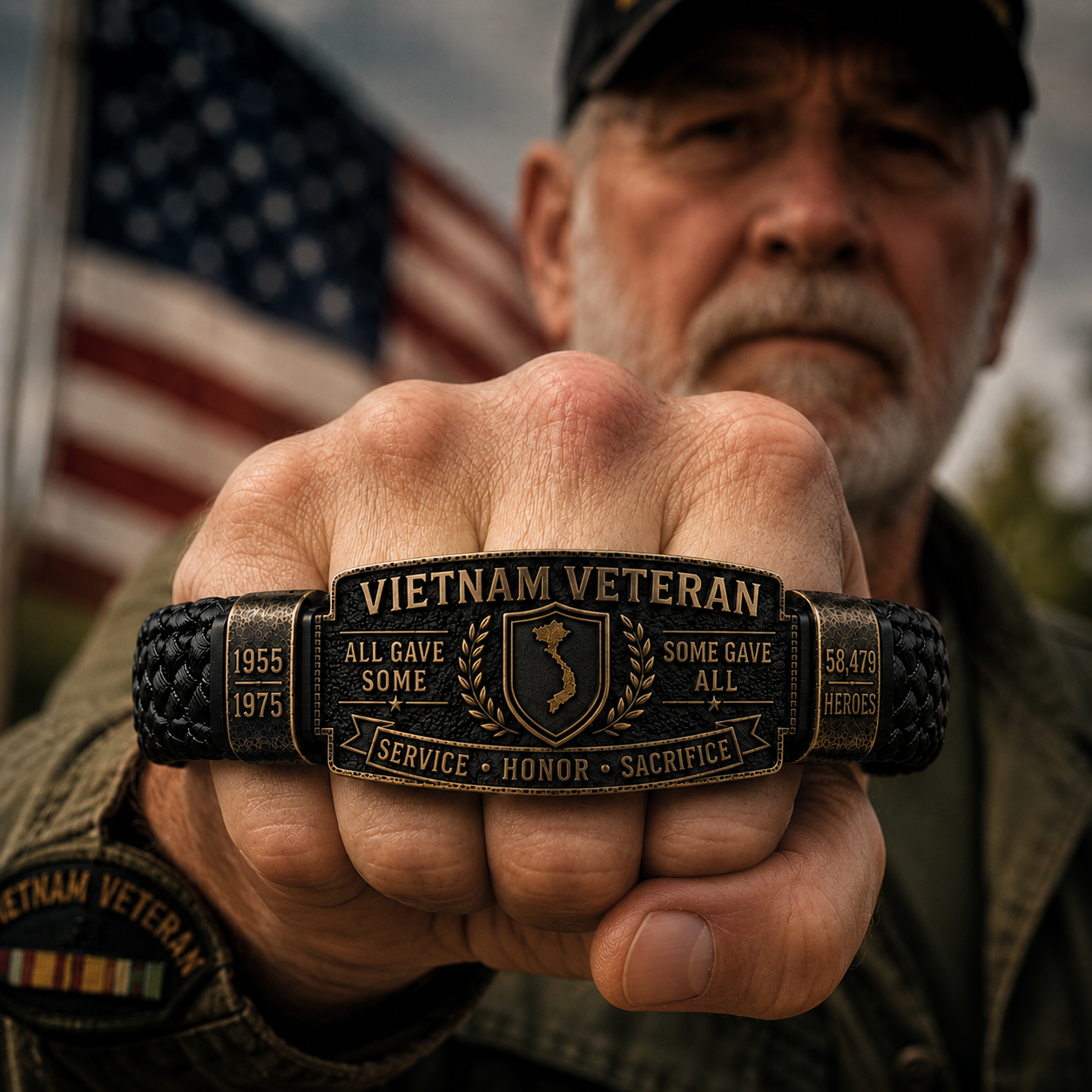 Last Day Promo: 49% OFF 🎖️ -Vietnam Veteran Honor Bracelet