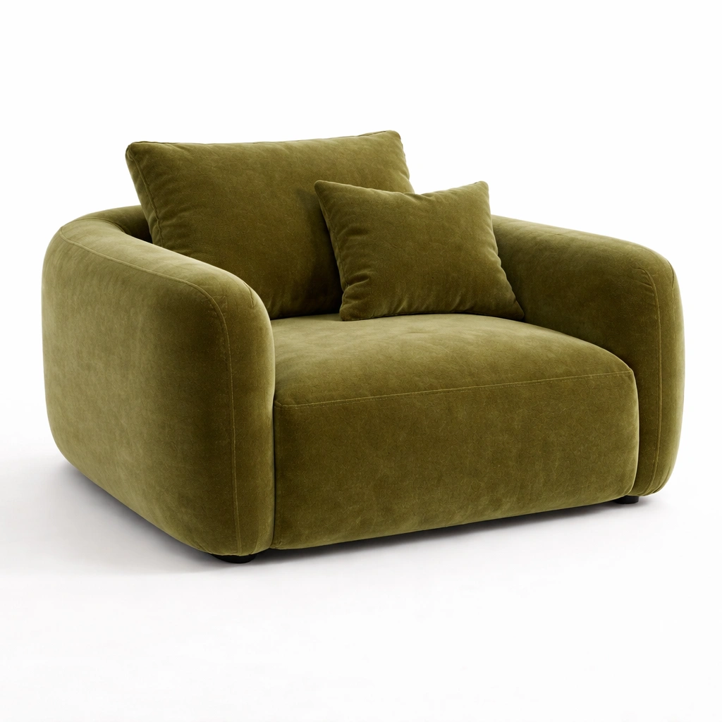 Sessel Samt Gruen-avlonera