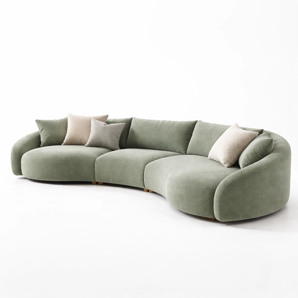 Grosses Sofa Modular Gruen-avlonera