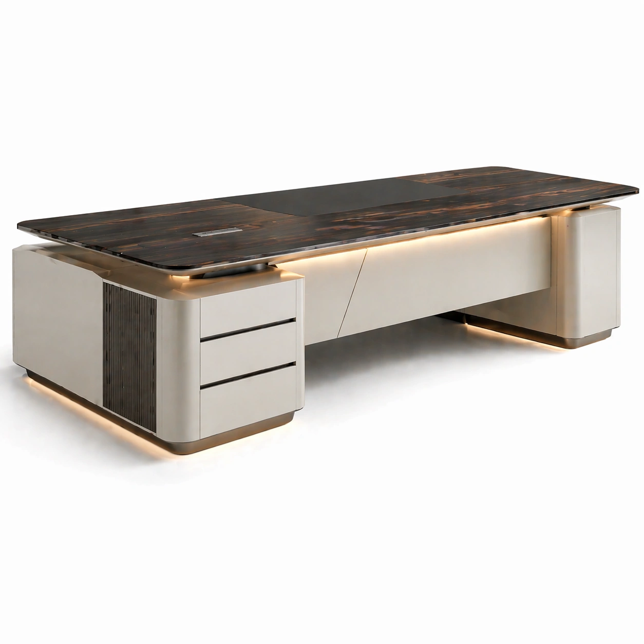 Design Schreibtisch Holz Schwarz-avlonera