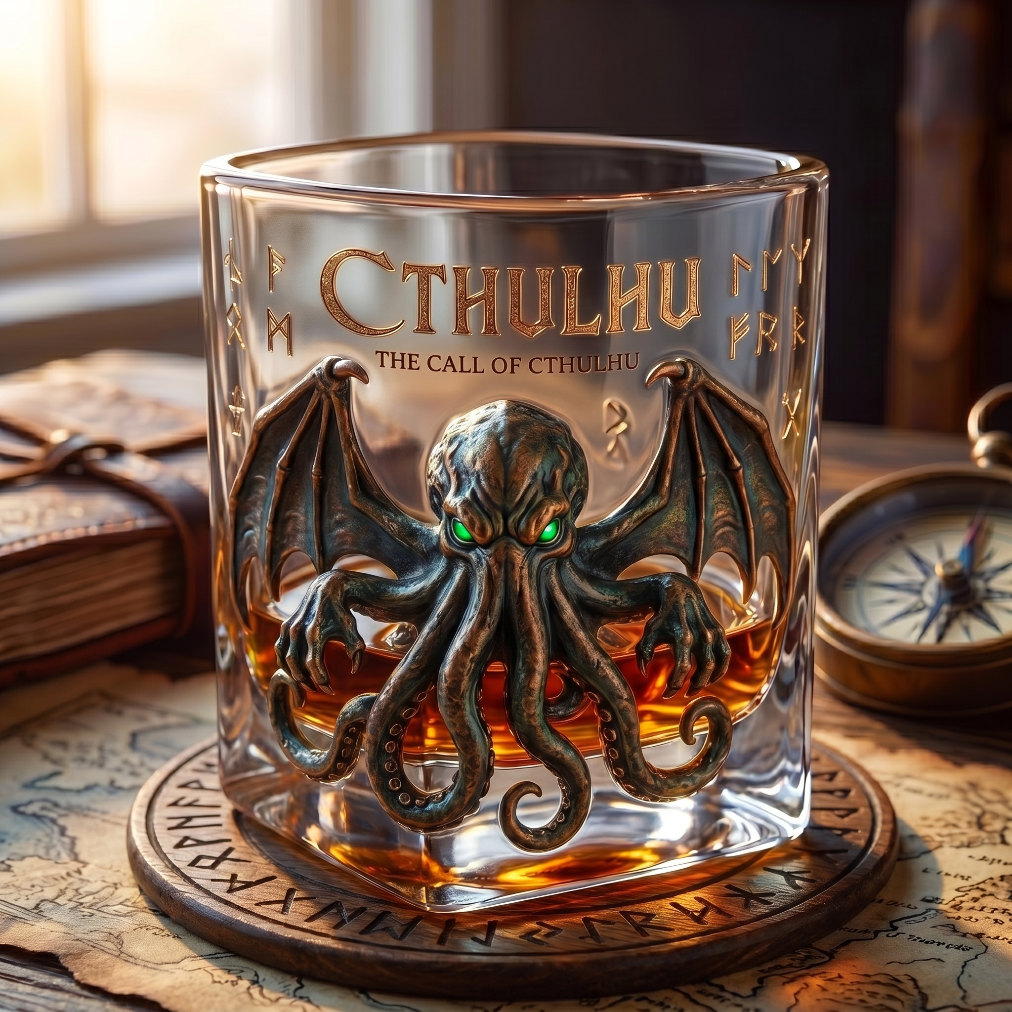 🐙 Mythical Titan Glass