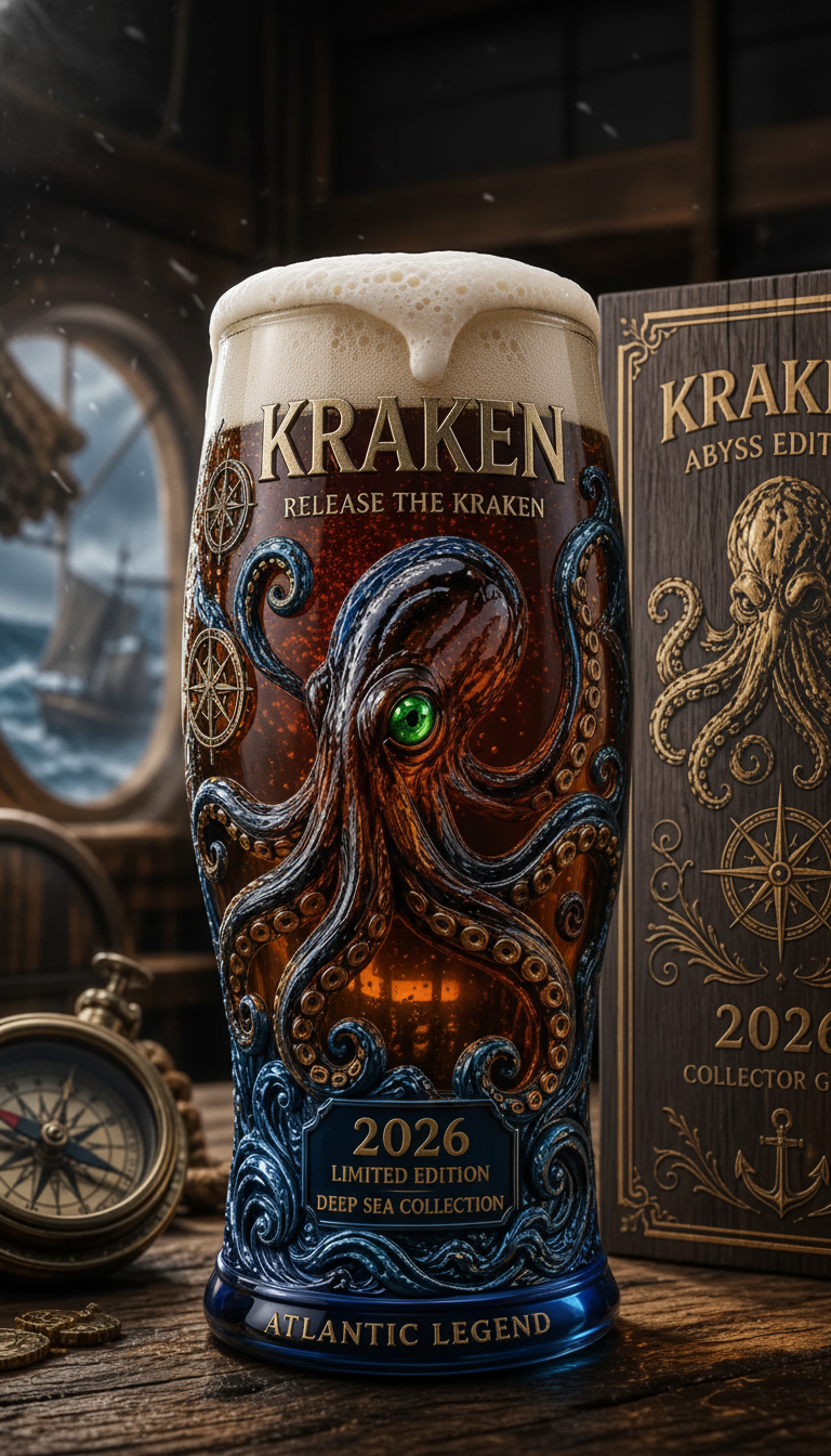 KRAKEN ABYSS EDITION GLASS – 2026 LIMITED COLLECTOR SERIES