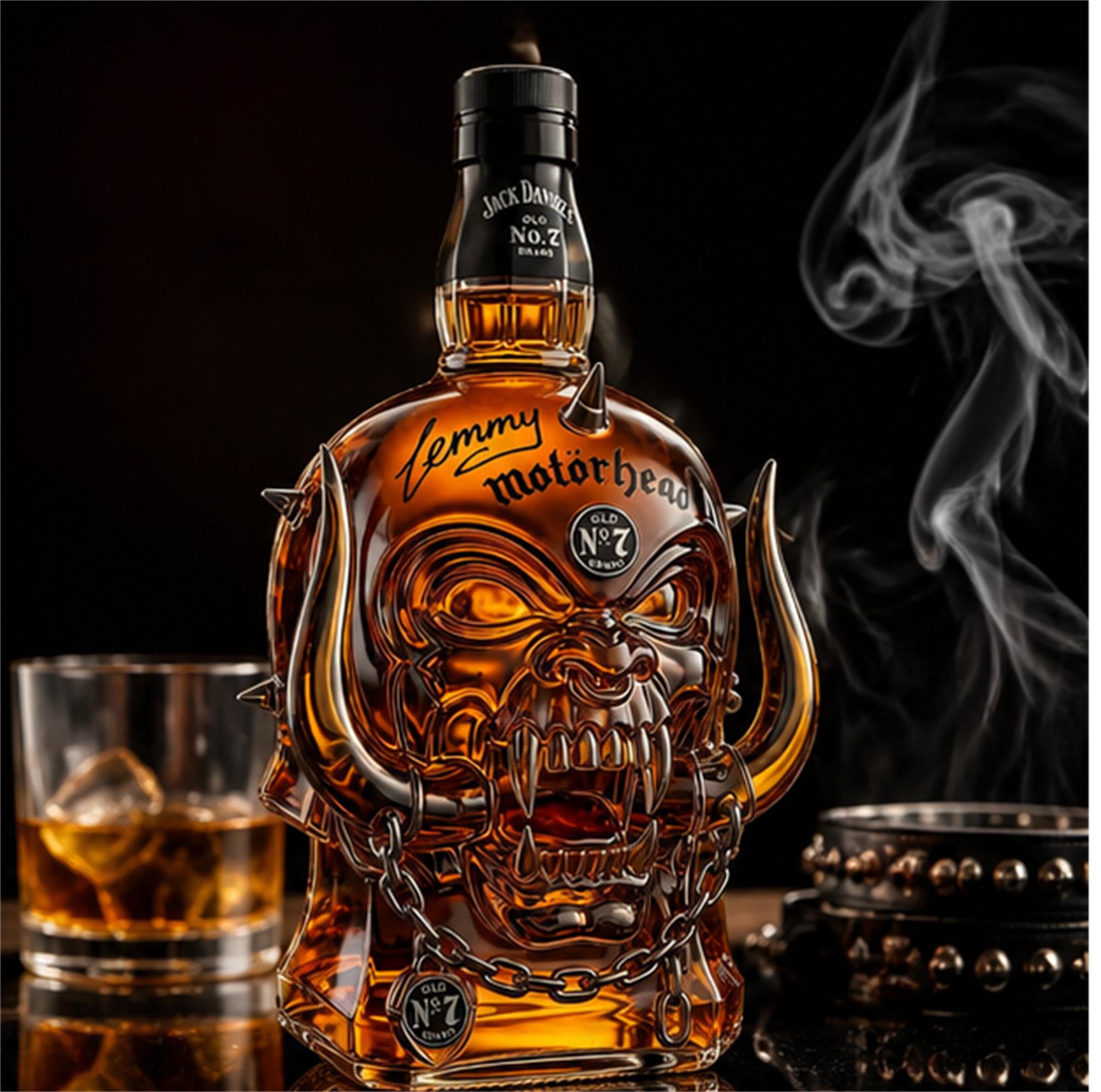 Motorhead Demon Skull Whiskey Decanter 🤘🔥