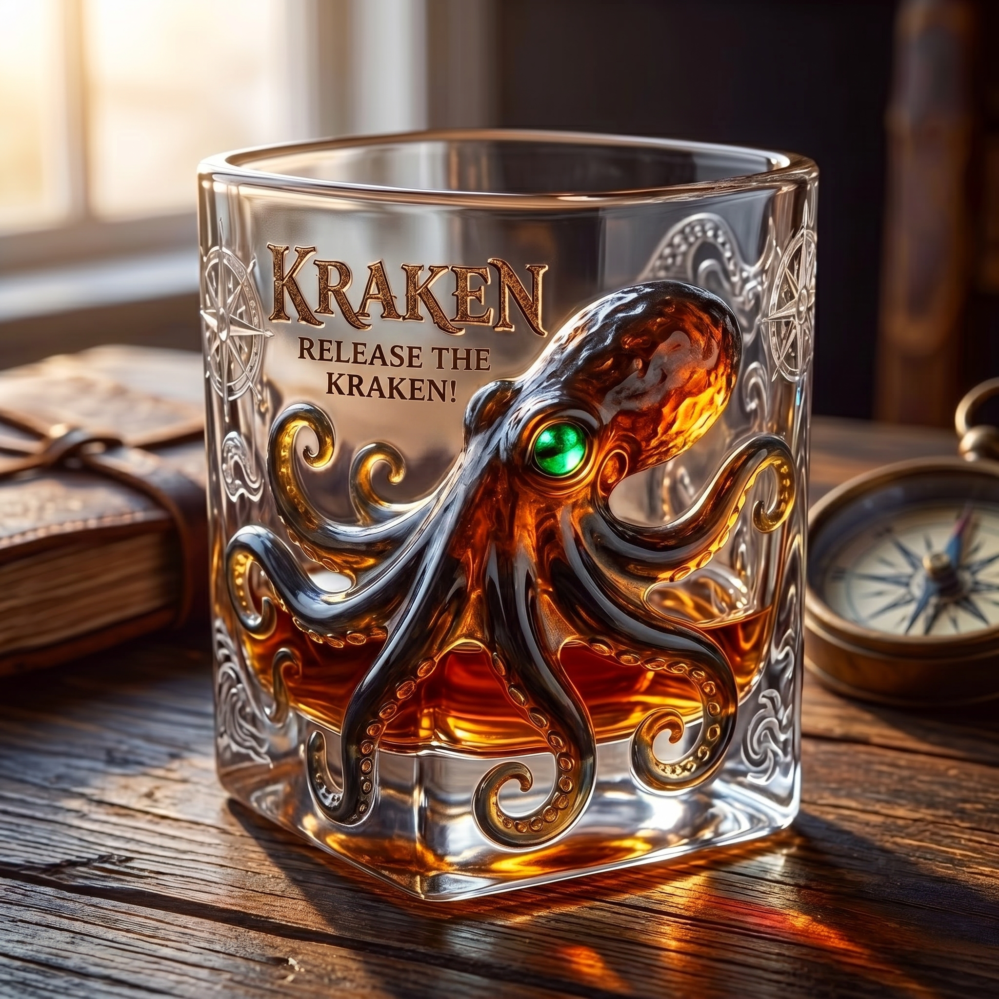 🐙 Mythical Titan Glass