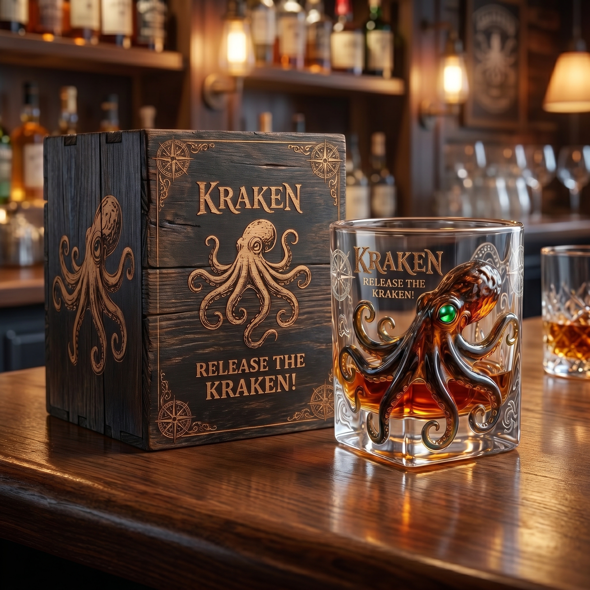 🐙 Mythical Titan Glass