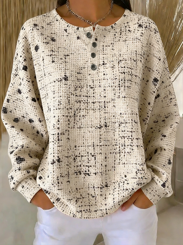 Others Casual Loose Sweatshirt