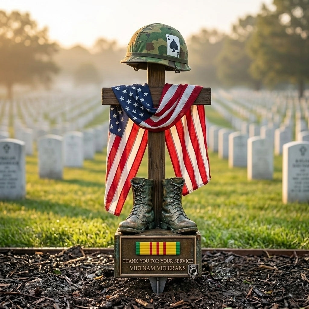 Vietnam Veteran Tribute Garden Stake
