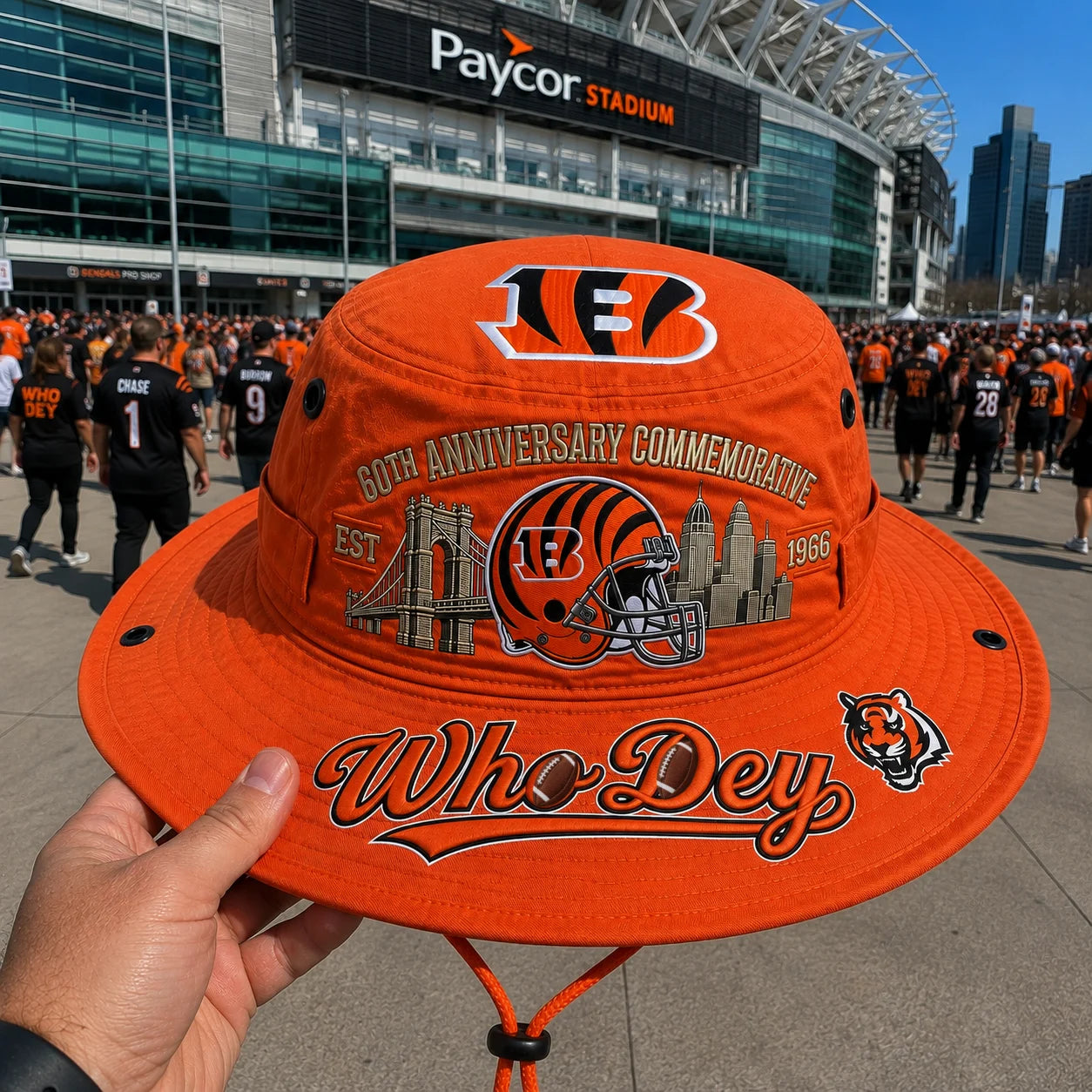 Who Dey 60th Anniversary Commemorative Boonie Hat
