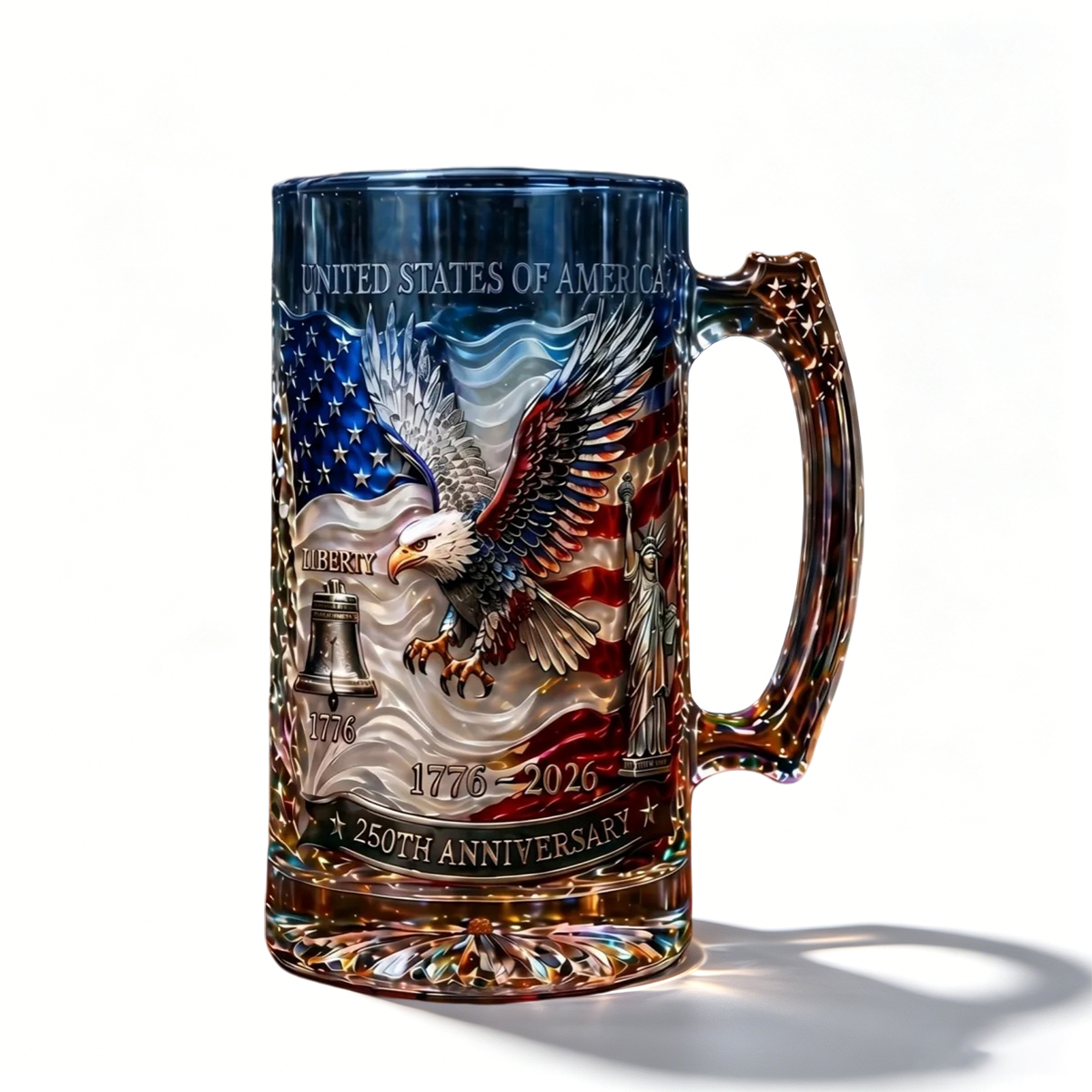 🔥Limited 2500🎁-U.S. 250th Anniversary Heritage Beer Mug🍻