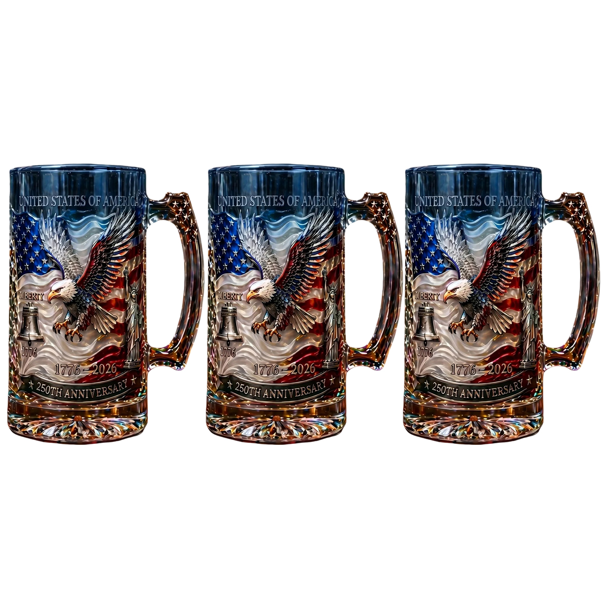 🔥Limited 2500🎁-U.S. 250th Anniversary Heritage Beer Mug🍻