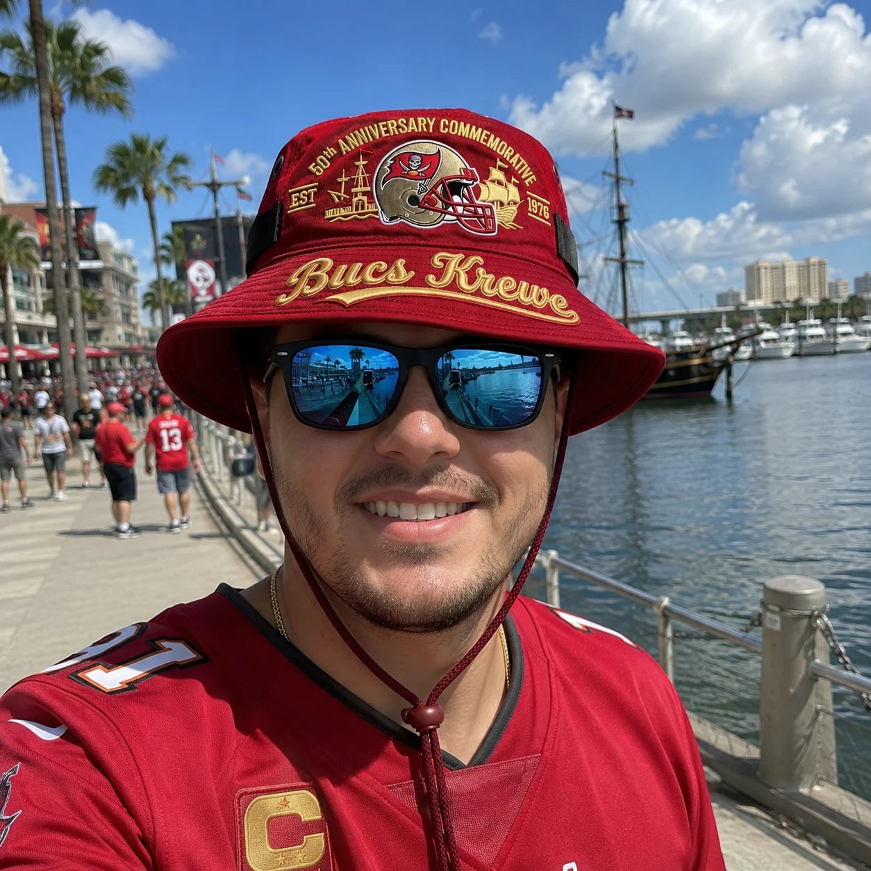 Bucs Krewe 50th Anniversary Commemorative Boonie Hat