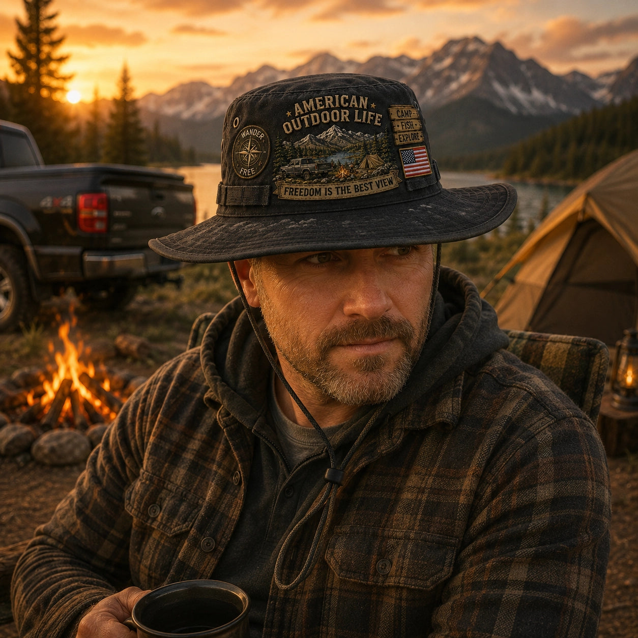 American Outdoor Life Vintage Boonie Hat