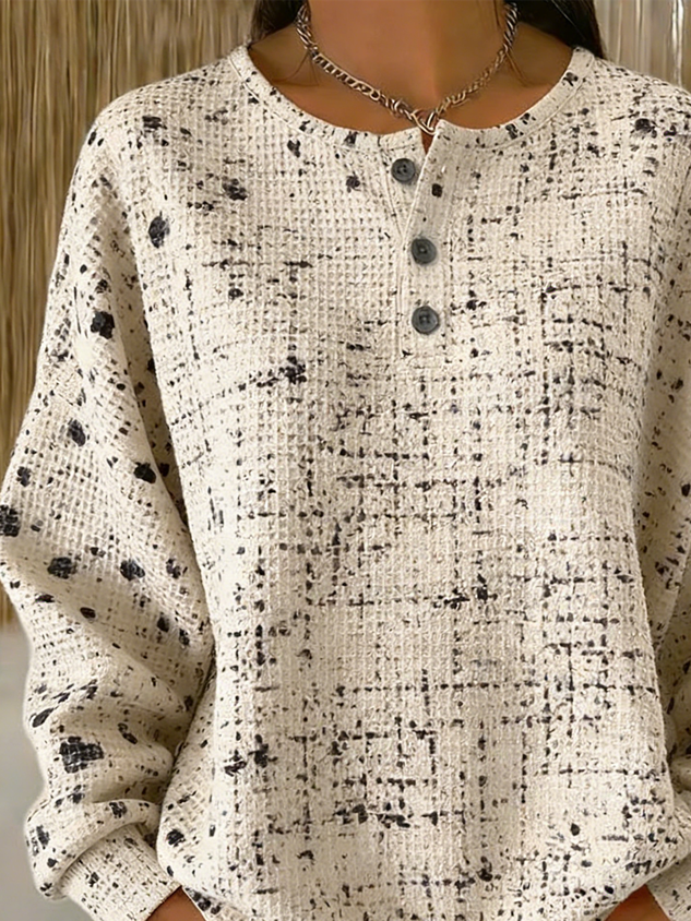 Others Casual Loose Sweatshirt