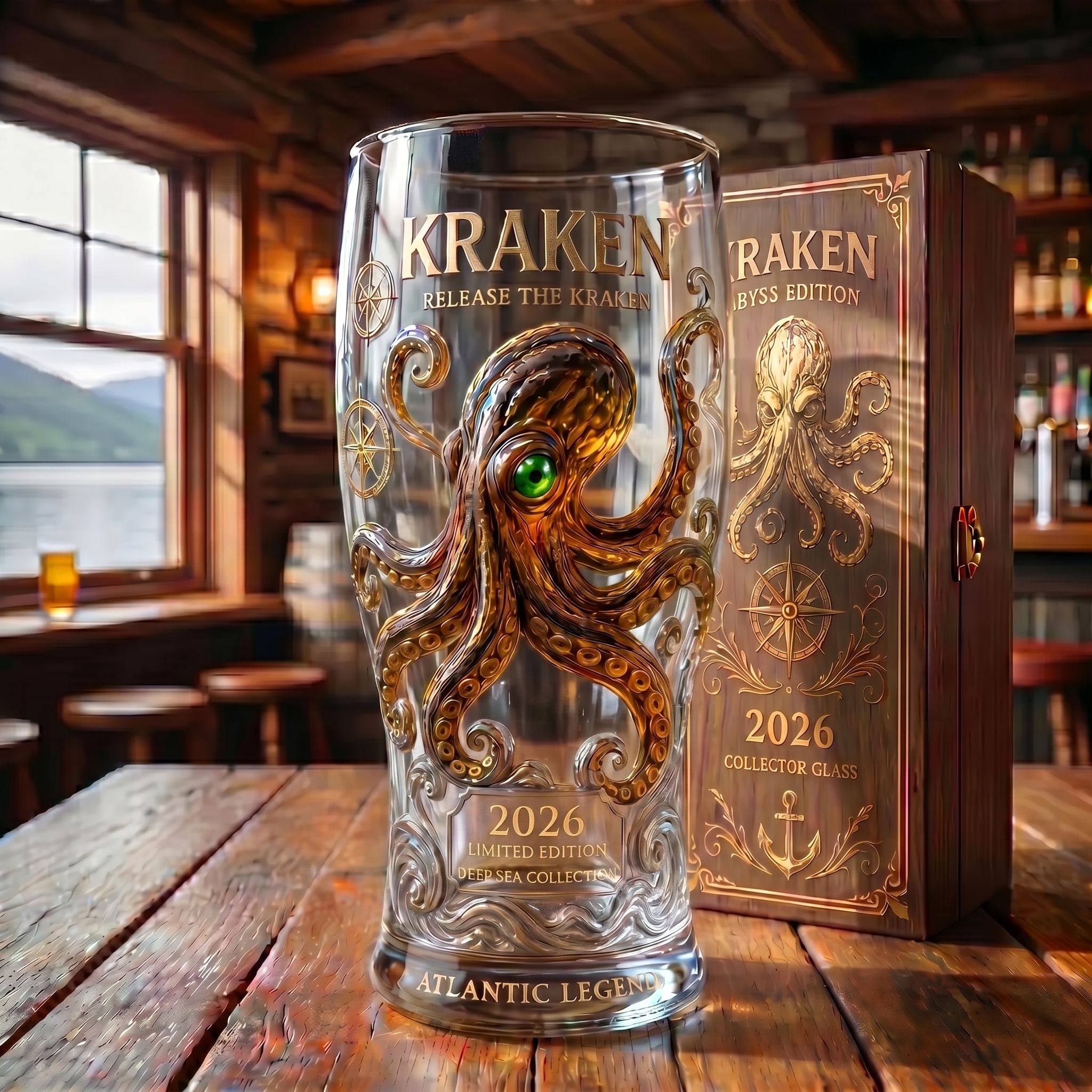 KRAKEN ABYSS EDITION GLASS – 2026 LIMITED COLLECTOR SERIES