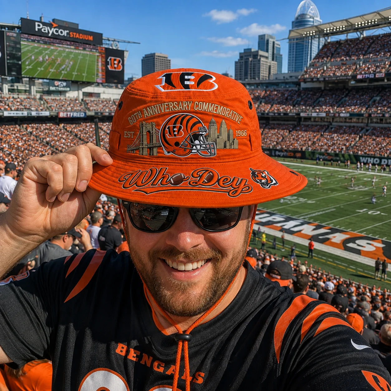 Who Dey 60th Anniversary Commemorative Boonie Hat