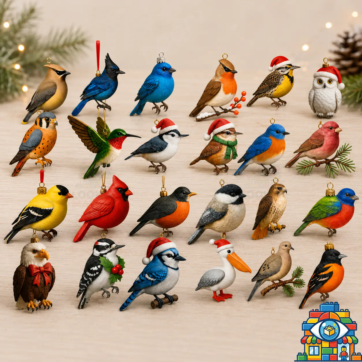 Bird 2026 Countdown to Christmas Advent Calendar Set - Look At Market