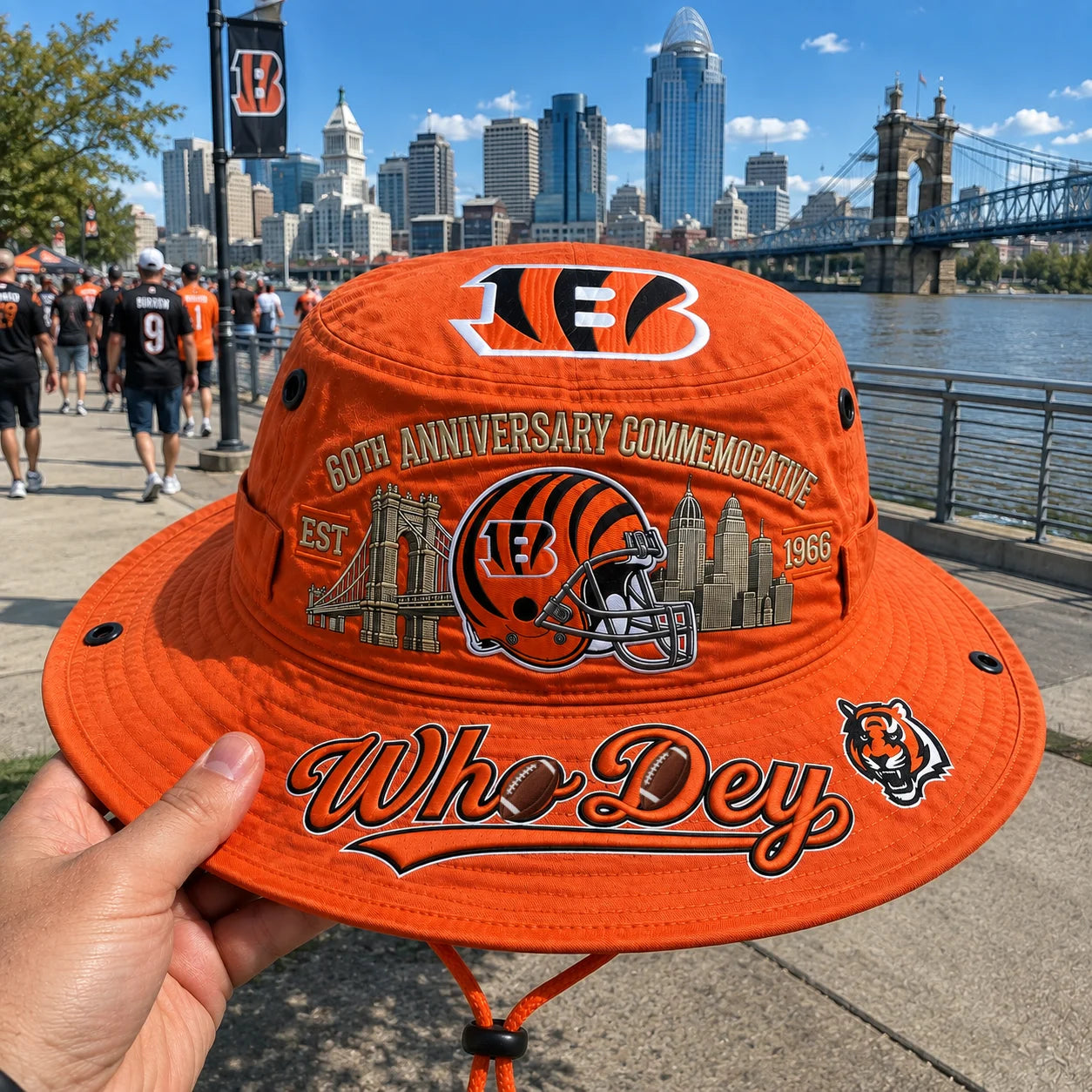 Who Dey 60th Anniversary Commemorative Boonie Hat