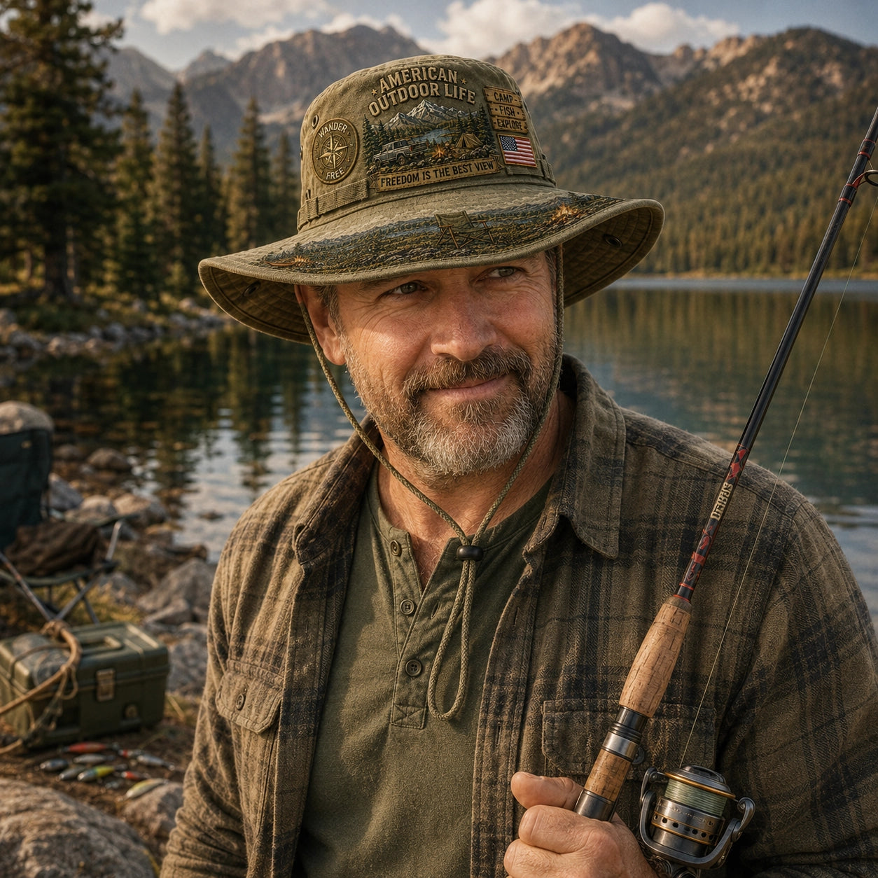 American Outdoor Life Vintage Boonie Hat