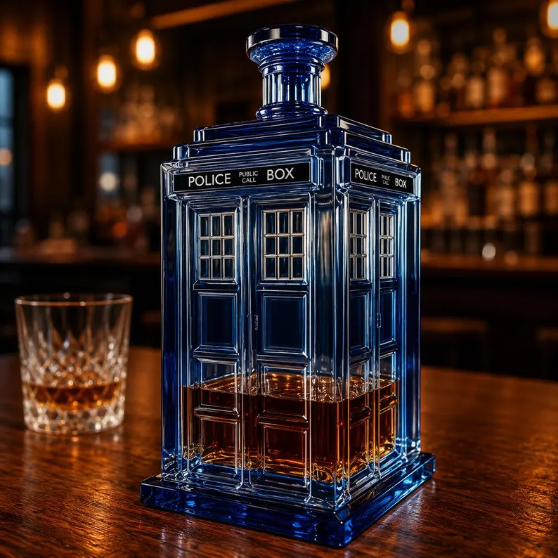 Police Bar Decor Whiskey Decanter
