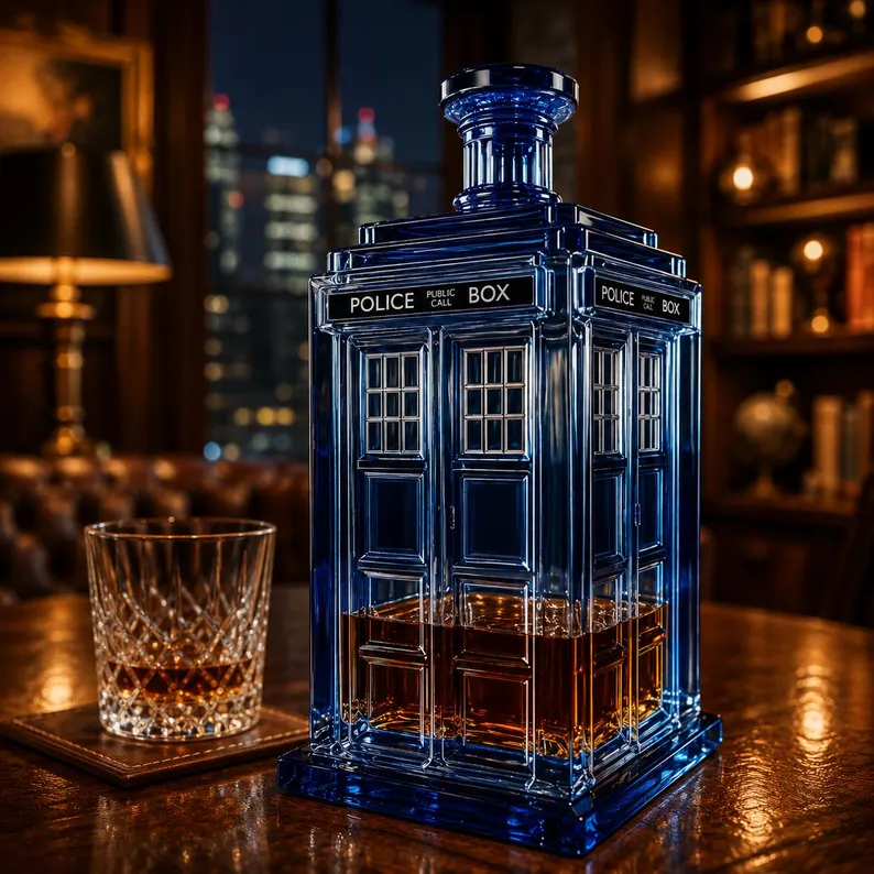 Police Bar Decor Whiskey Decanter